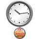 ANCLK0070 - Reloj de Pared de 10'' con Péndulo