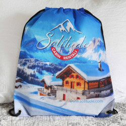8100S Mochila de Cordones con Estampado.